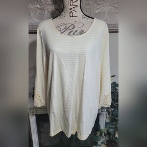 NWT C.J. Banks striped shirt size 1X